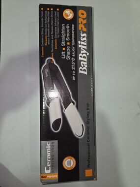 BaBylissPRO Ceramic Styling Iron - Black & White